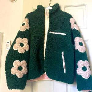 Sandy Liang Grass high pile fleece